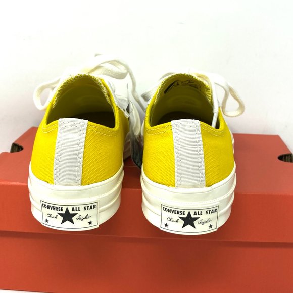 💖MEGA SALE💖Converse CHUCK 70 Low Yellow Egret Suede Shoes Women's 5.5 168609C - Picture 9 of 13